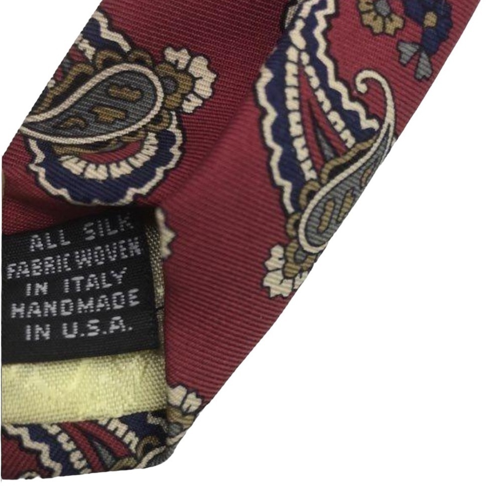 Christian Dior Red Neck Tie with COA